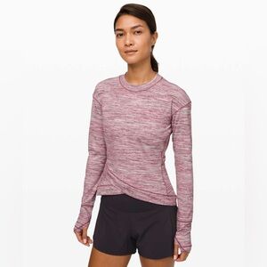 lululemon athletica Pink Long Sleeve Top